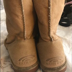 Rainbow brand wool  lined boots